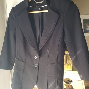 White house black market black blazer 00 xs